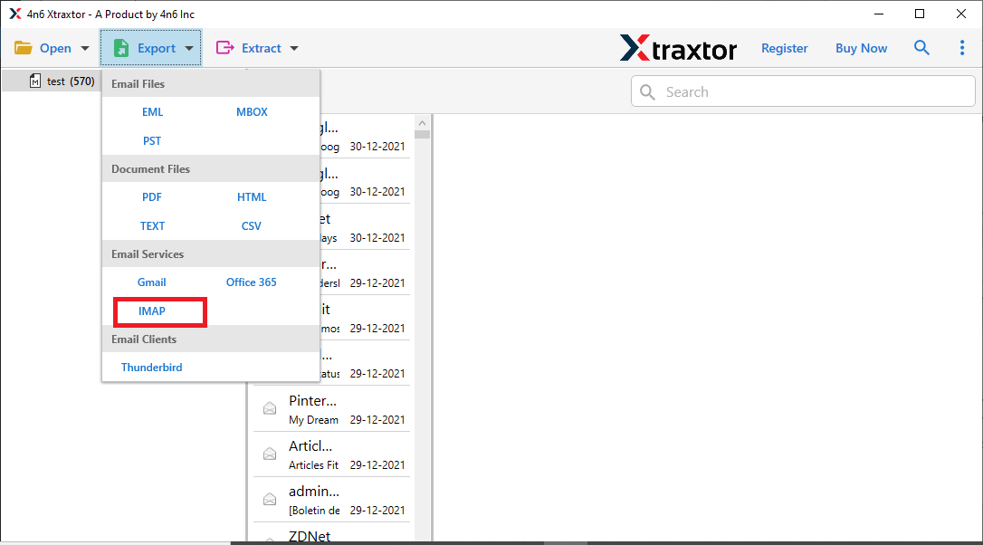 Transfer DBX to Hotmail