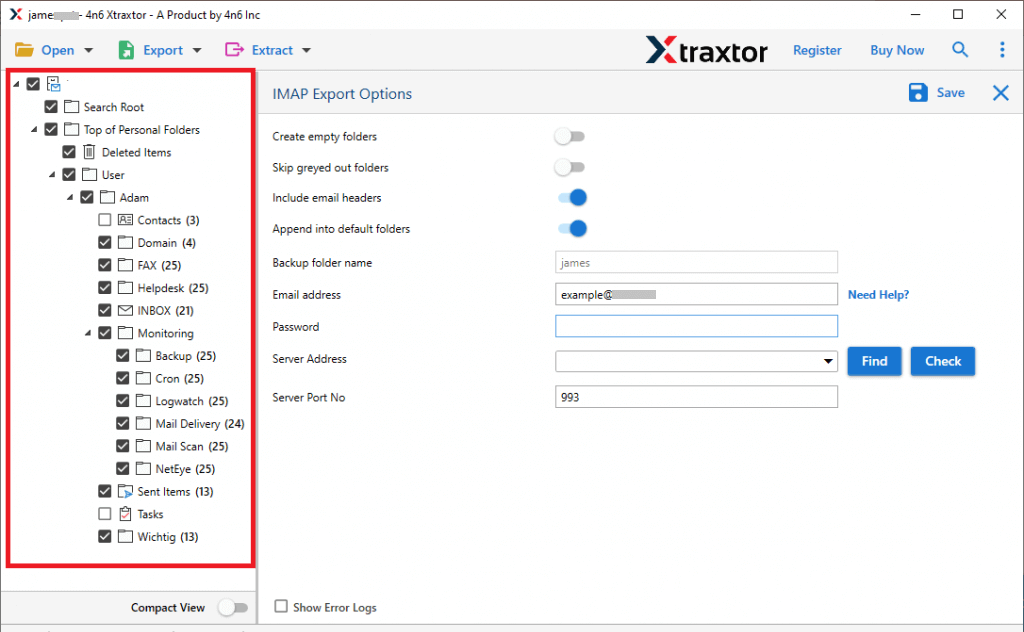 Import EML to Hotmail