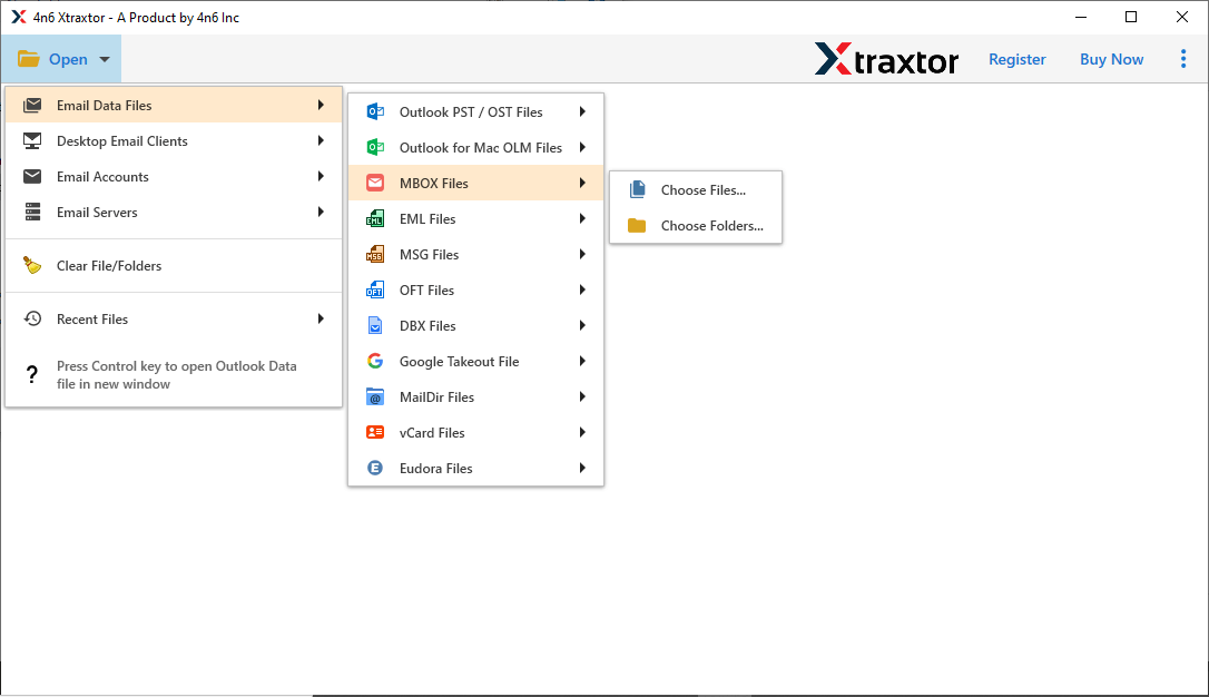 Import MBOX to Yandex Mail