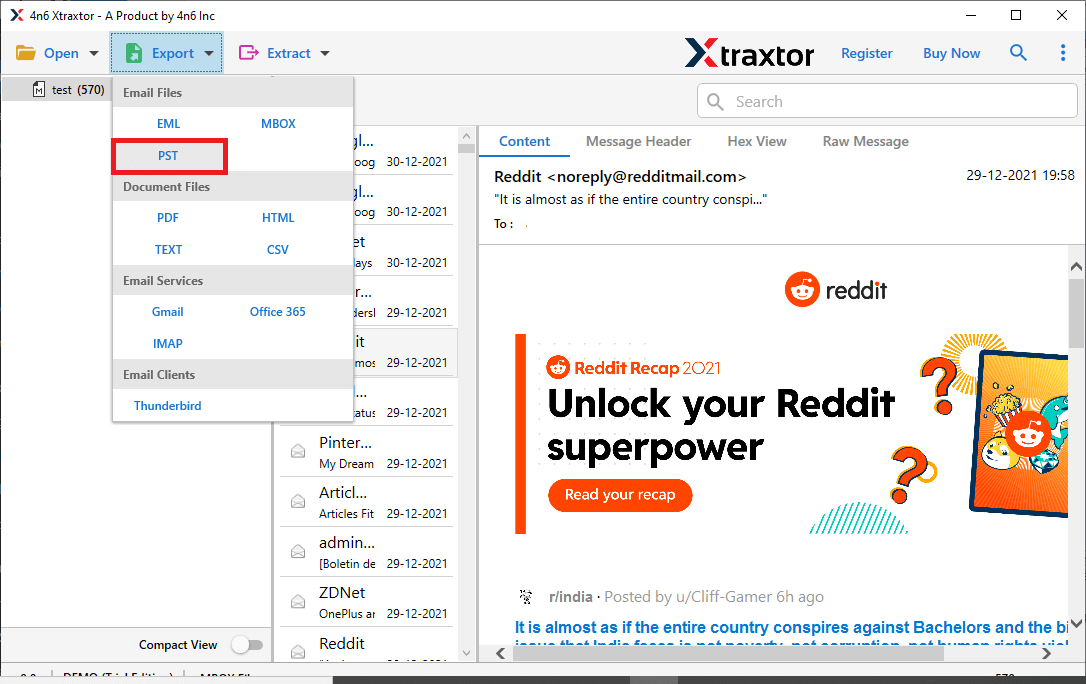Import MBOX Emails to Outlook