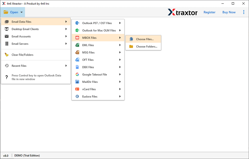 Import MBOX to Outlook