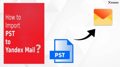 Import PST to Yandex Mail