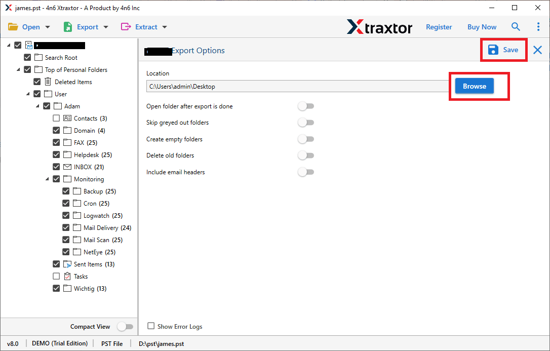 Import/Export Option Greyed Out Outlook