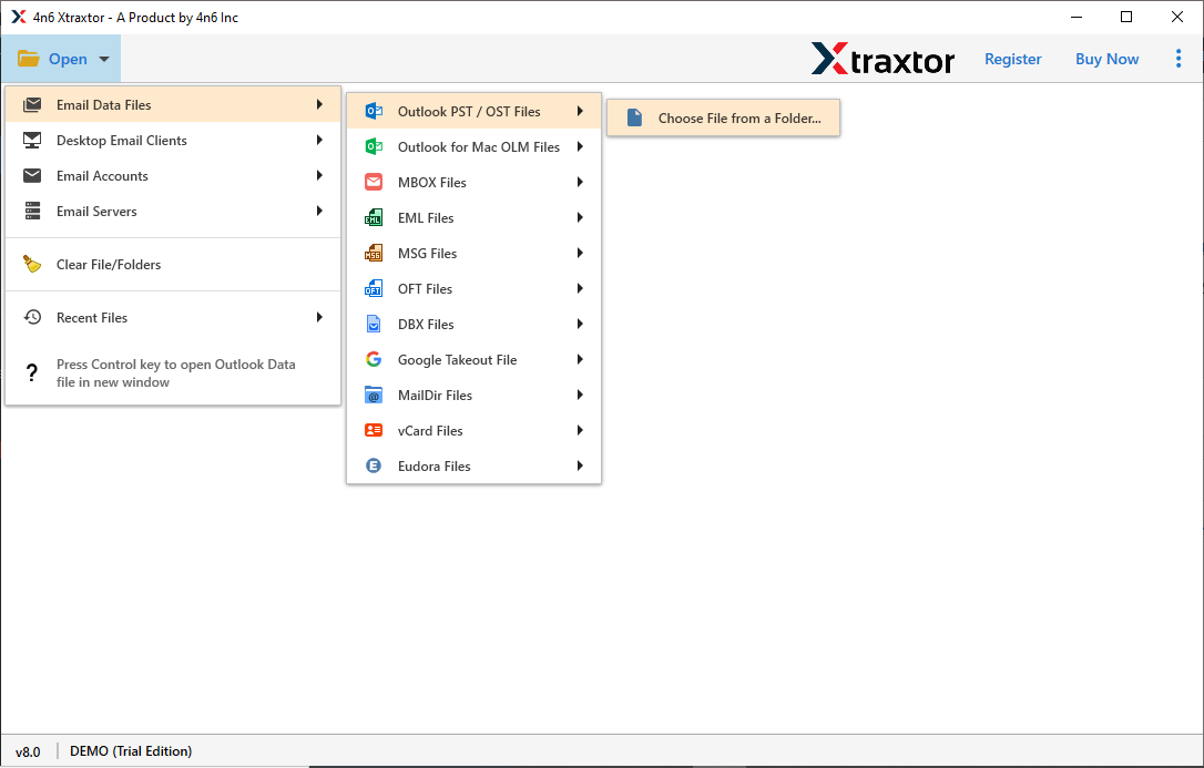 Import PST to cPanel