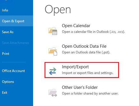 Open OLM in Windows Outlook