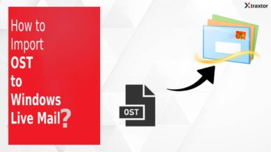 Import OST to Windows Live Mail