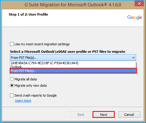 import outlook ost to gmail