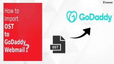 Import OST to GoDaddy