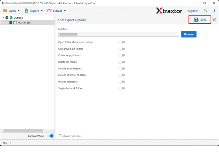 How to Export Outlook Emails to CSV Format?