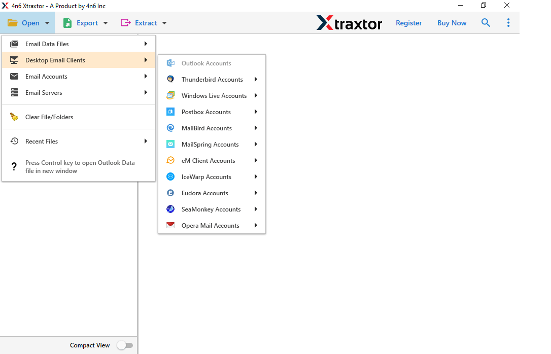 Export Outlook Emails to Another Account