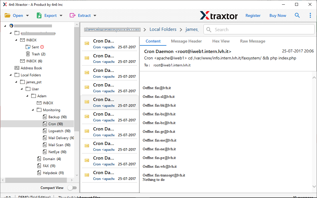  Export Thunderbird Emails to Outlook