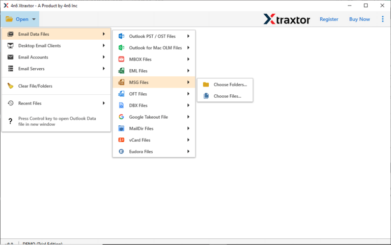 Import MSG Files to Zoho Mail