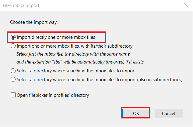 import mbox into Outlook 365