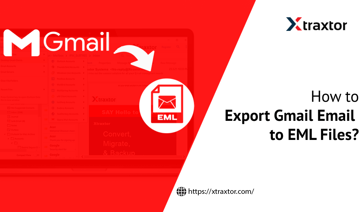 How to Export Gmail Email to EML Files in Bulk?