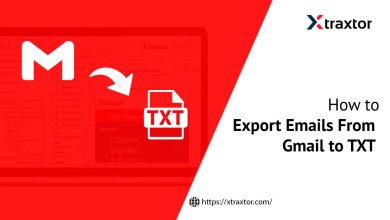 Export Emails from Gmail to TXT