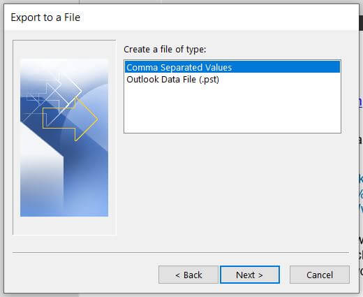 How To Export Outlook Contacts To Excel Sheet 4309