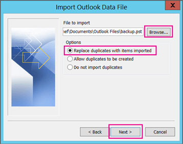 Export Google Takeout to Outlook