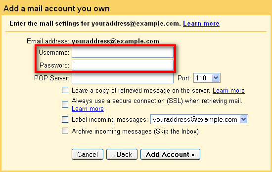 Migrate email from Rackspace to Gmail