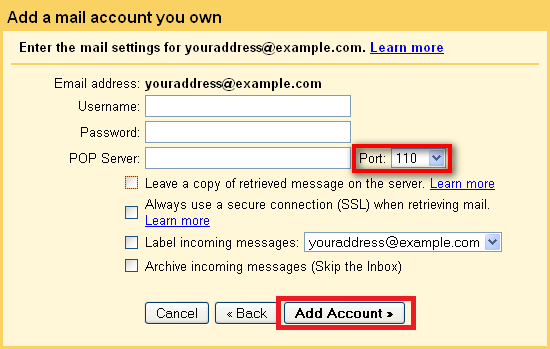 Migrate email from Rackspace to Gmail