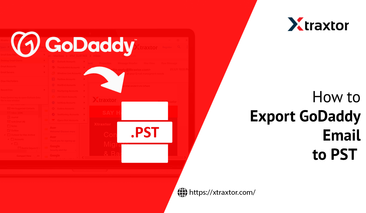 Export GoDaddy Email to PST
