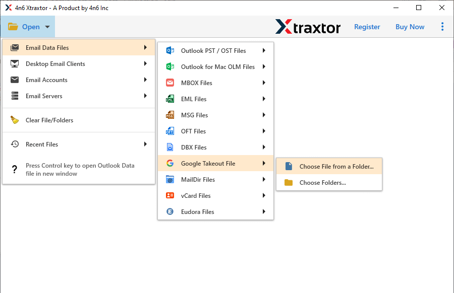 Import Google Takeout to Outlook