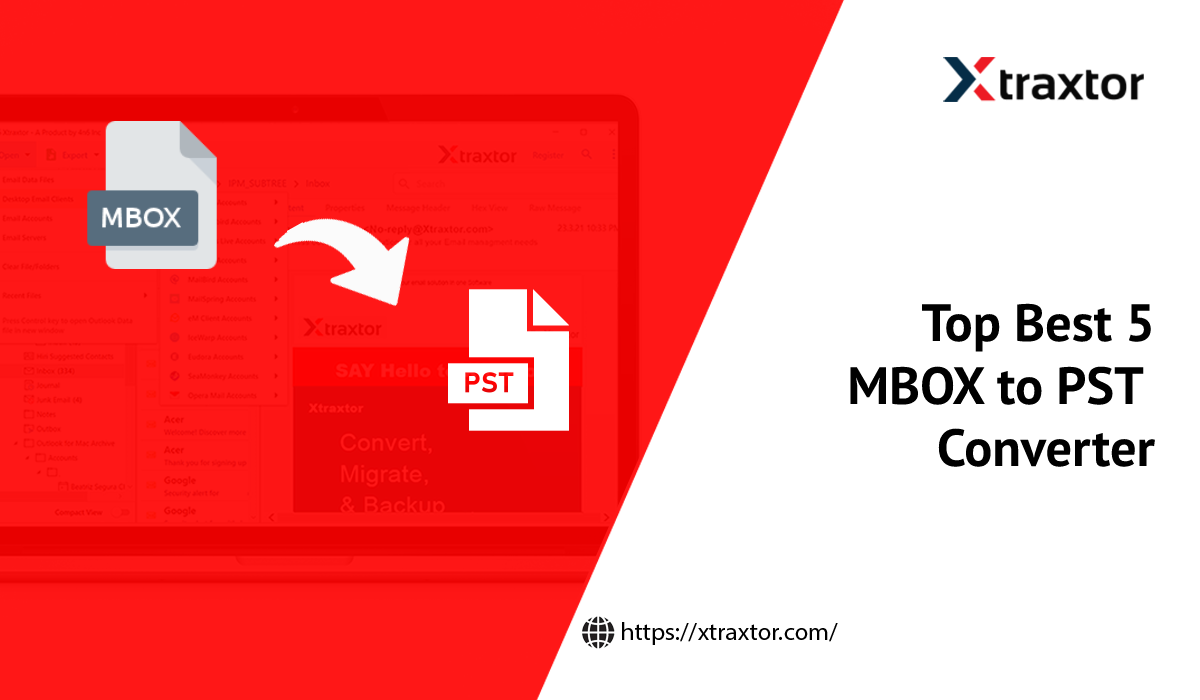 5 Best MBOX to PST Converter Software List in 2023