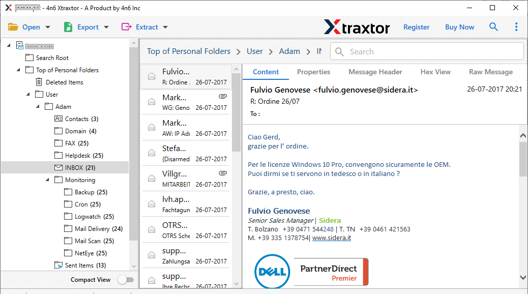 Solve "Outlook not exporting all emails" Error