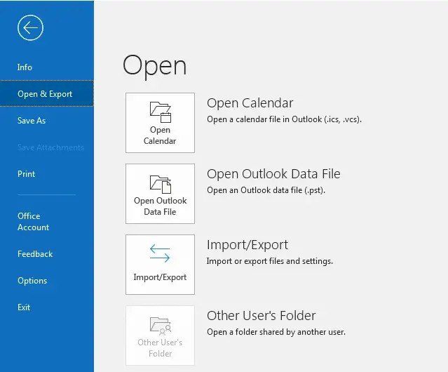 Migrate Google Takeout to Outlook