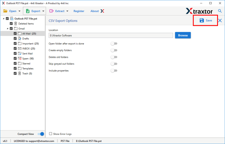 Export Outlook Contacts to Access Database