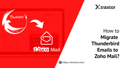 migrate thunderbird emails to Zoho mail?