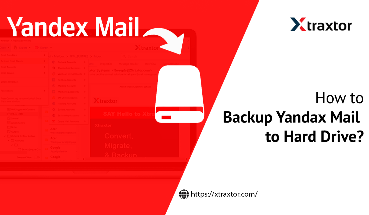 backup yandax mail to hard drive