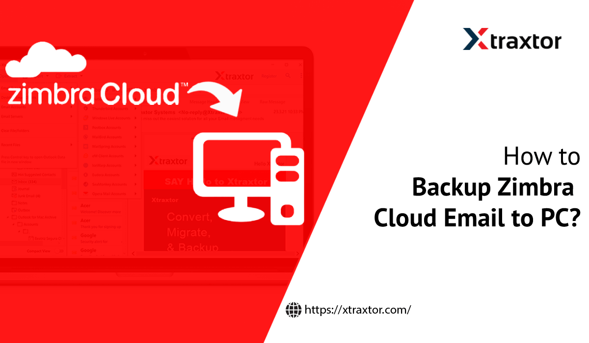 Backup Zimbra Cloud Email to PC