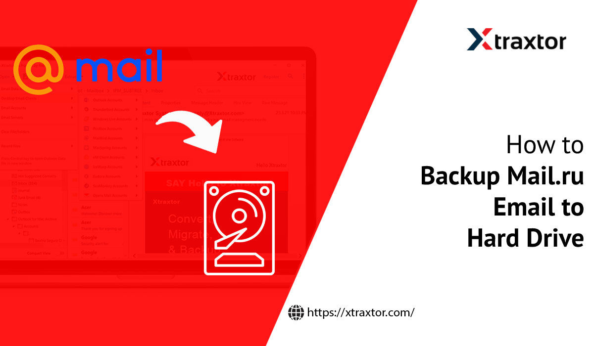 How to Backup Mail.ru Email to Hard Drive?