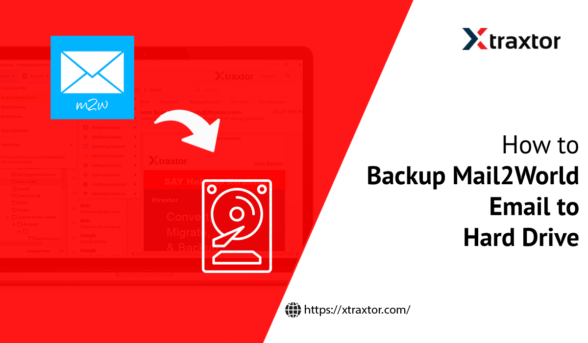 Backup Mail2World Email