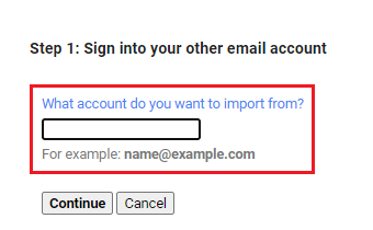 migrate emails from Shaw mail to Gmail