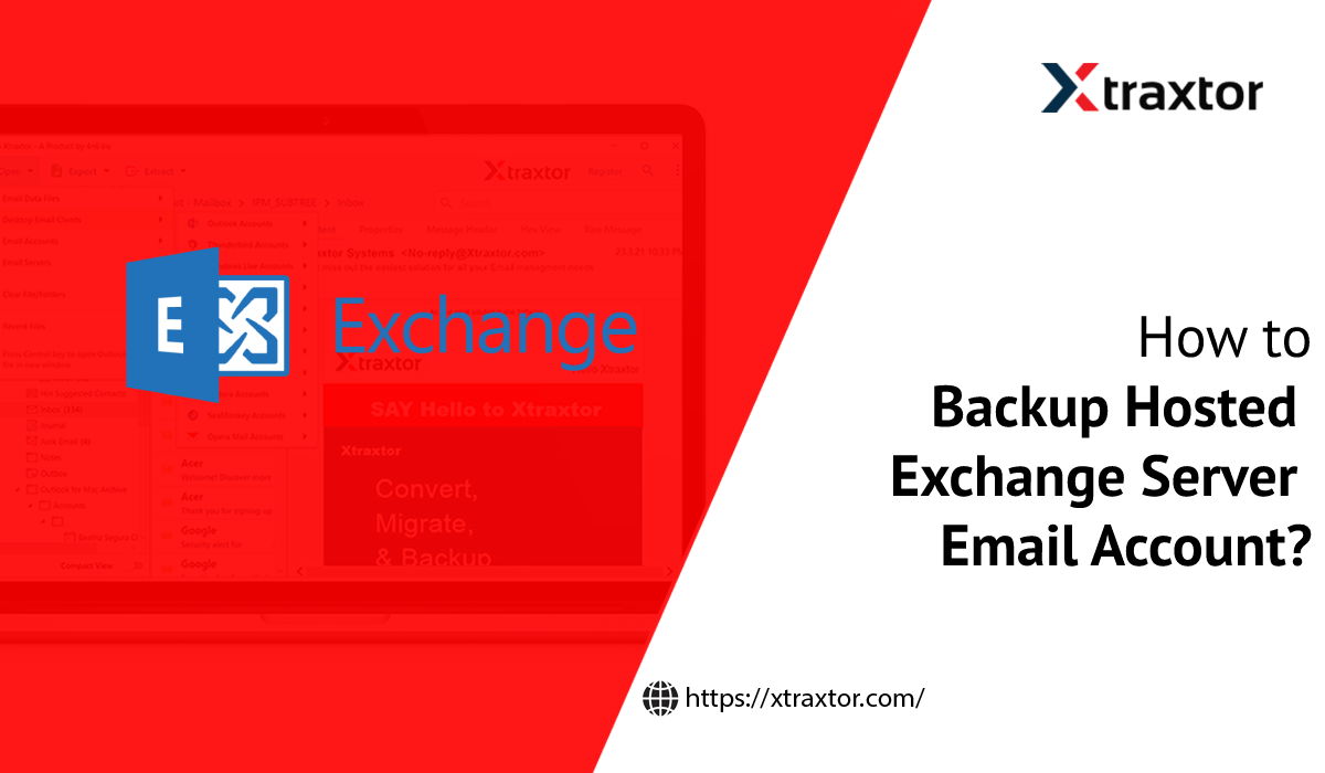 backup Exchange Server emails
