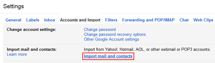 import Shaw email to Gmail