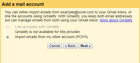 Import Yandex to Gmail