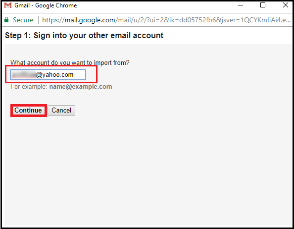 move yahoo mail to gmail