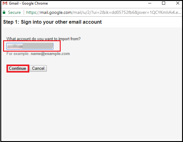 Verizon to Gmail migration
