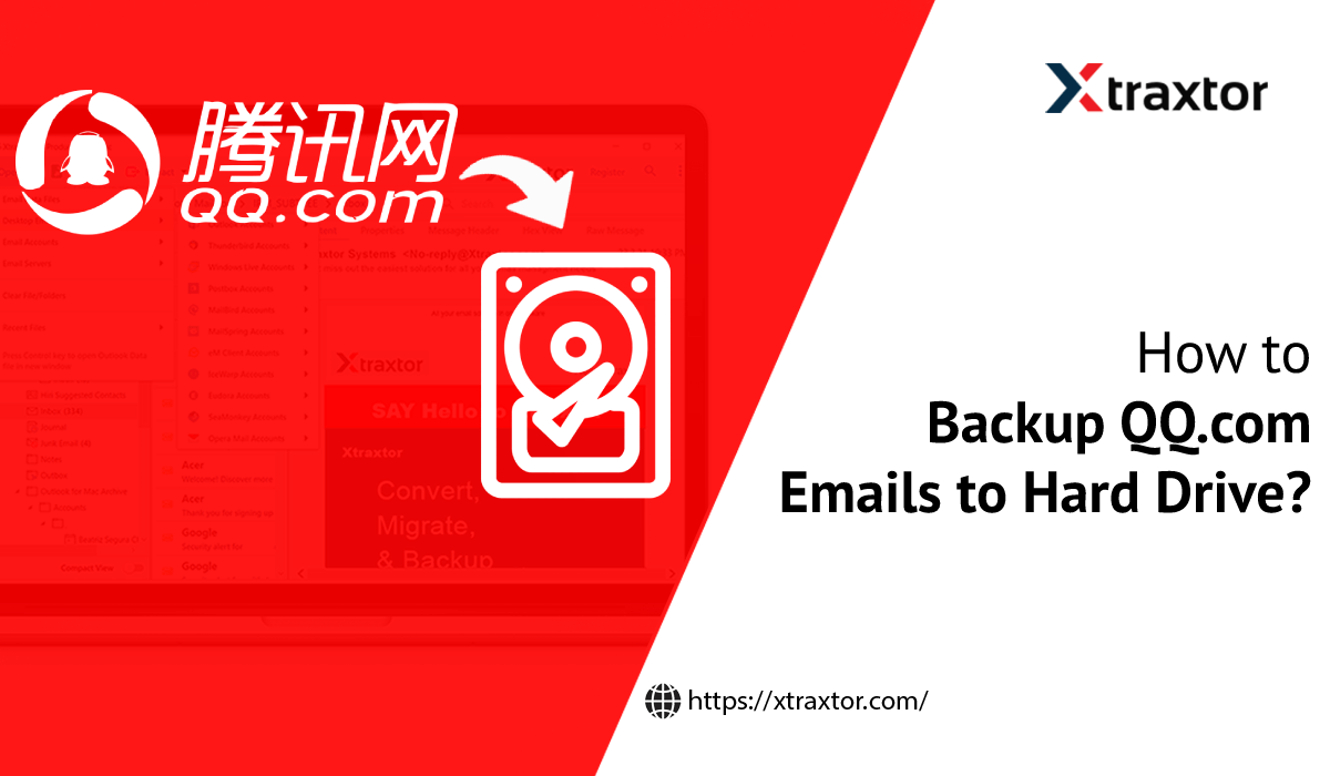 Backup QQ.com emails to Hard Drive