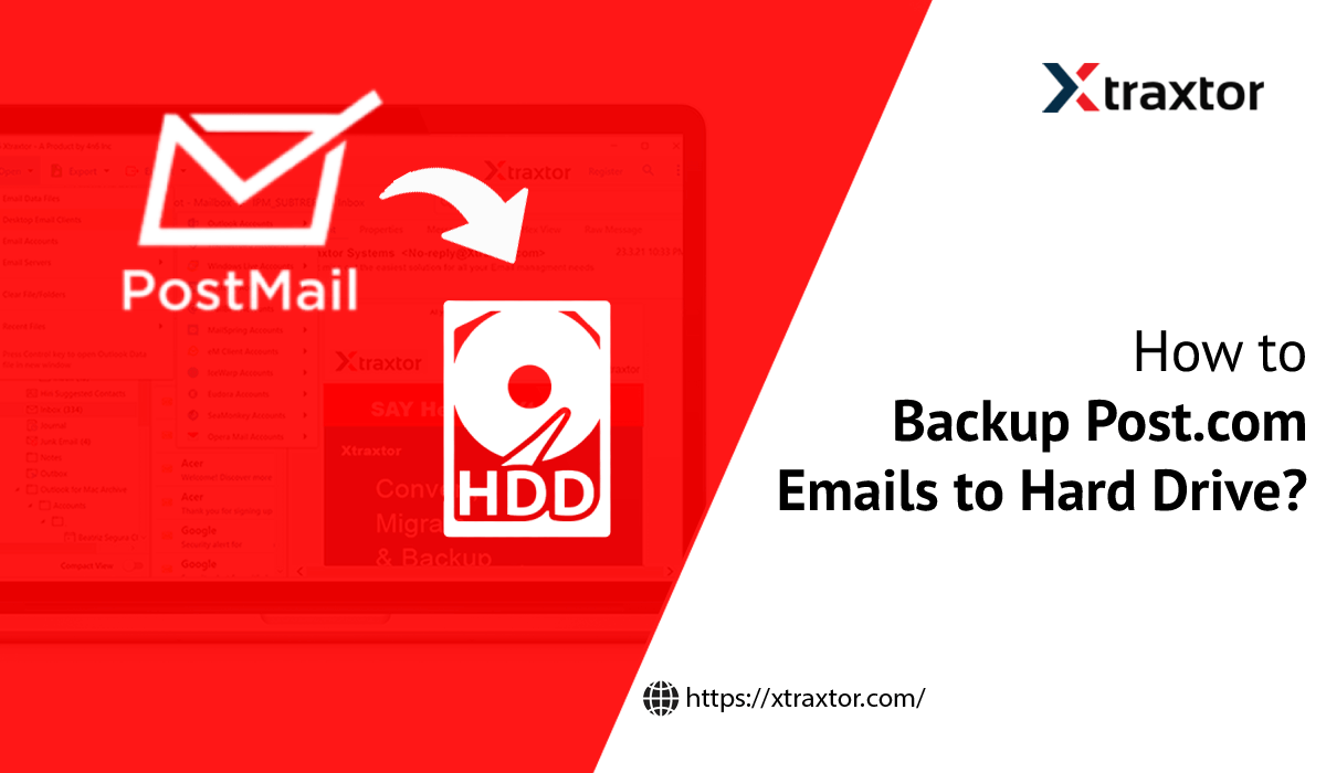 Backup Post.com emails to Hard Drive