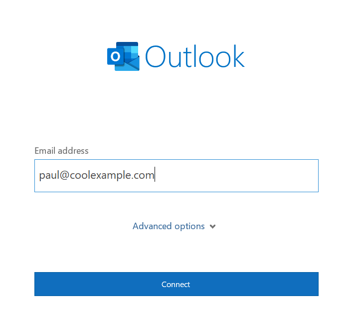 Save iCloud Email to Outlook data file