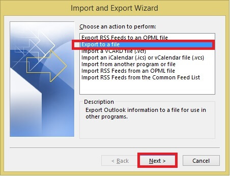 Divide large PST file into smaller parts