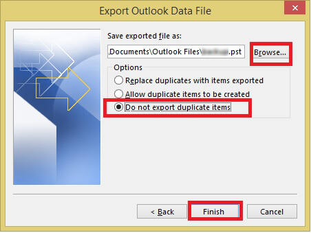 Separate PST file into smaller parts