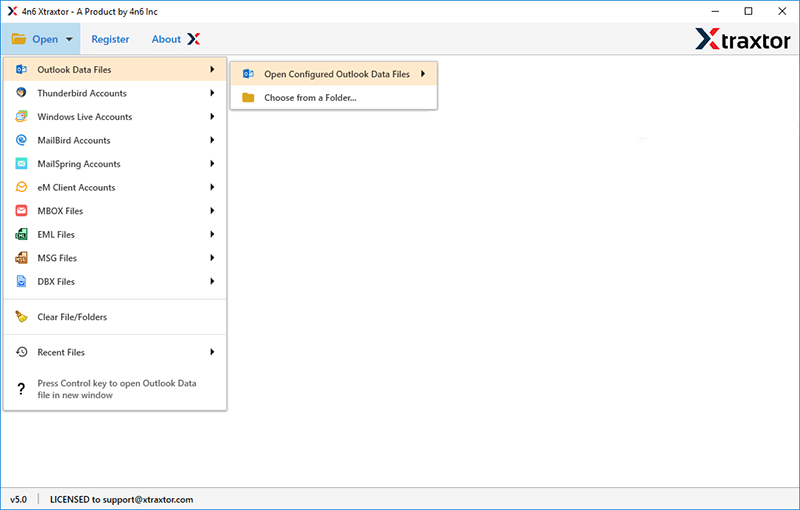 Save Outlook Folders to Desktop