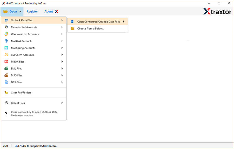 Transfer all emails from one Outlook account to another