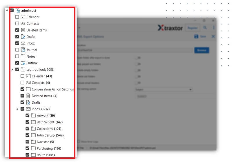 Export Outlook to MBOX