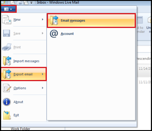 export email from windows live mail to mailbird