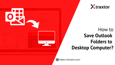 Save Outlook Folders to Desktop
